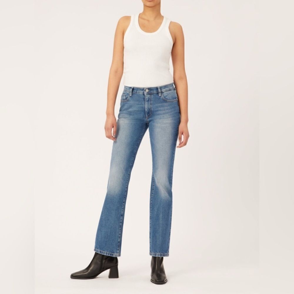 DL1961 WOMEN'S Joni Slim Boot bootcut low rise jeans east lake wash 26 32”